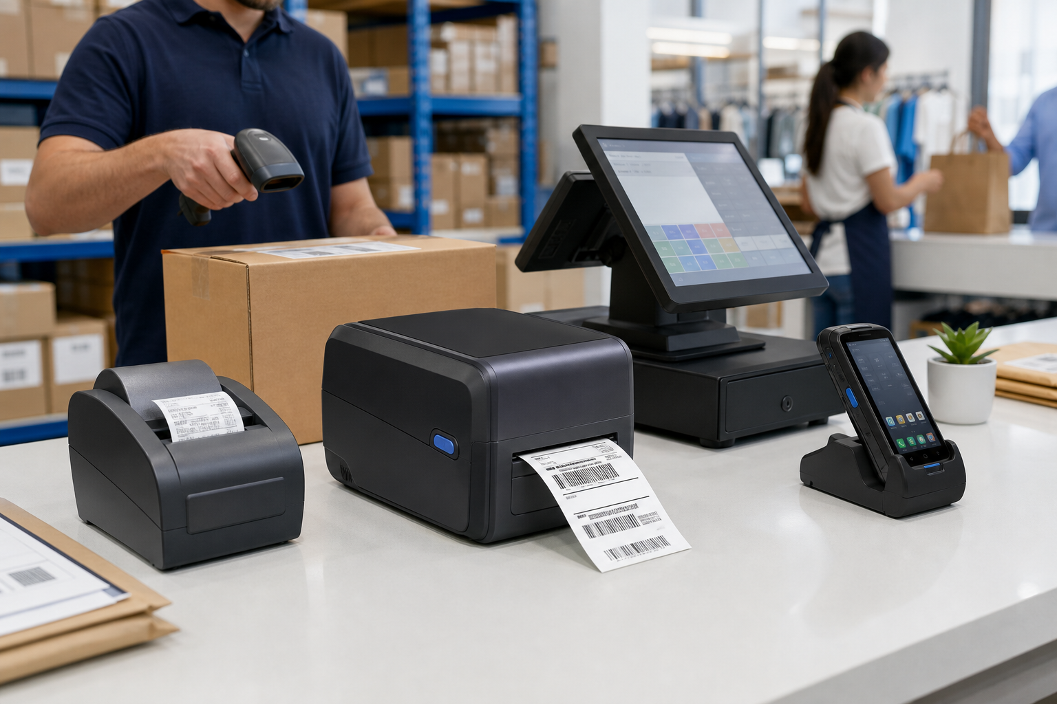 Ecosistema 3nStar para impresión de etiquetas, recibos, punto de venta y captura de códigos