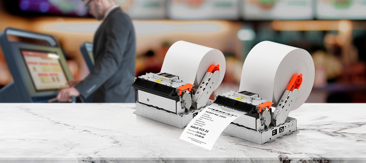 Mecanismos de impresión BIXOLON para kioscos y autoservicio