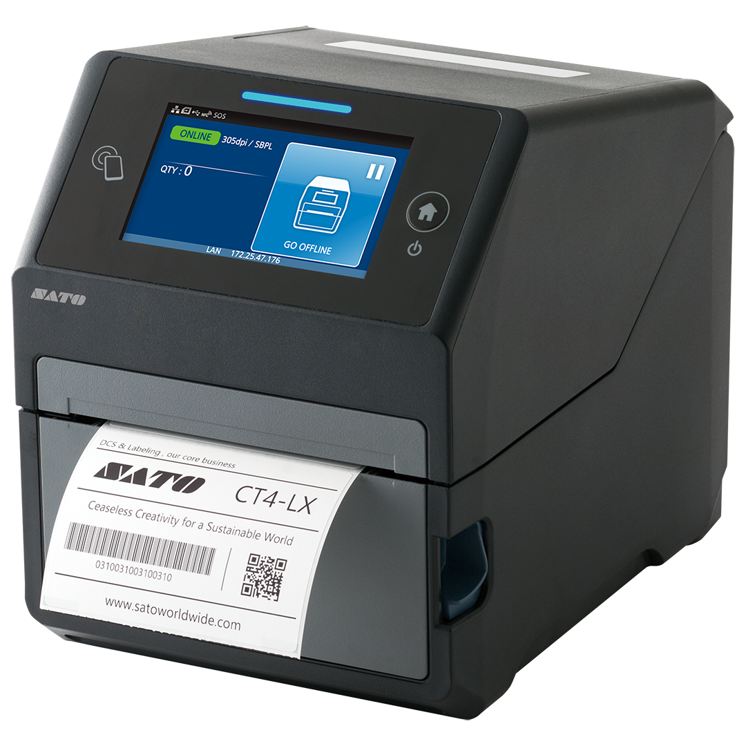 Impresora de escritorio SATO CT4-LX para etiquetado conectado