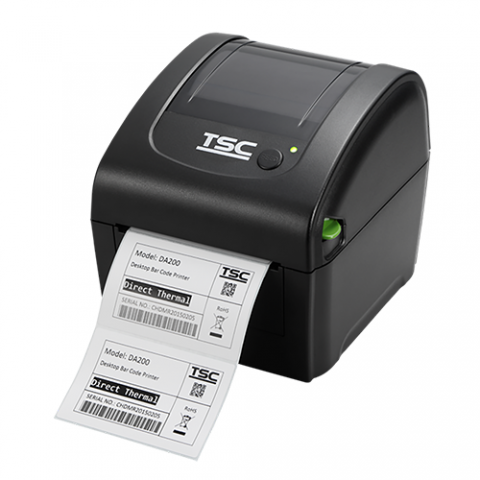 TSC DA220 - impresora económica de etiquetas de 4 pulgadas en configuración de referencia