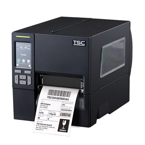 TSC MB341T - impresora industrial compacta de 300 dpi en configuración de referencia