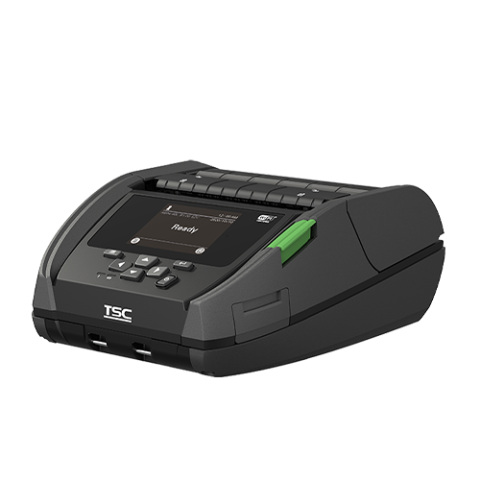 TSC Alpha-40L RFID - impresora móvil UHF RFID de 4 pulgadas en configuración de referencia