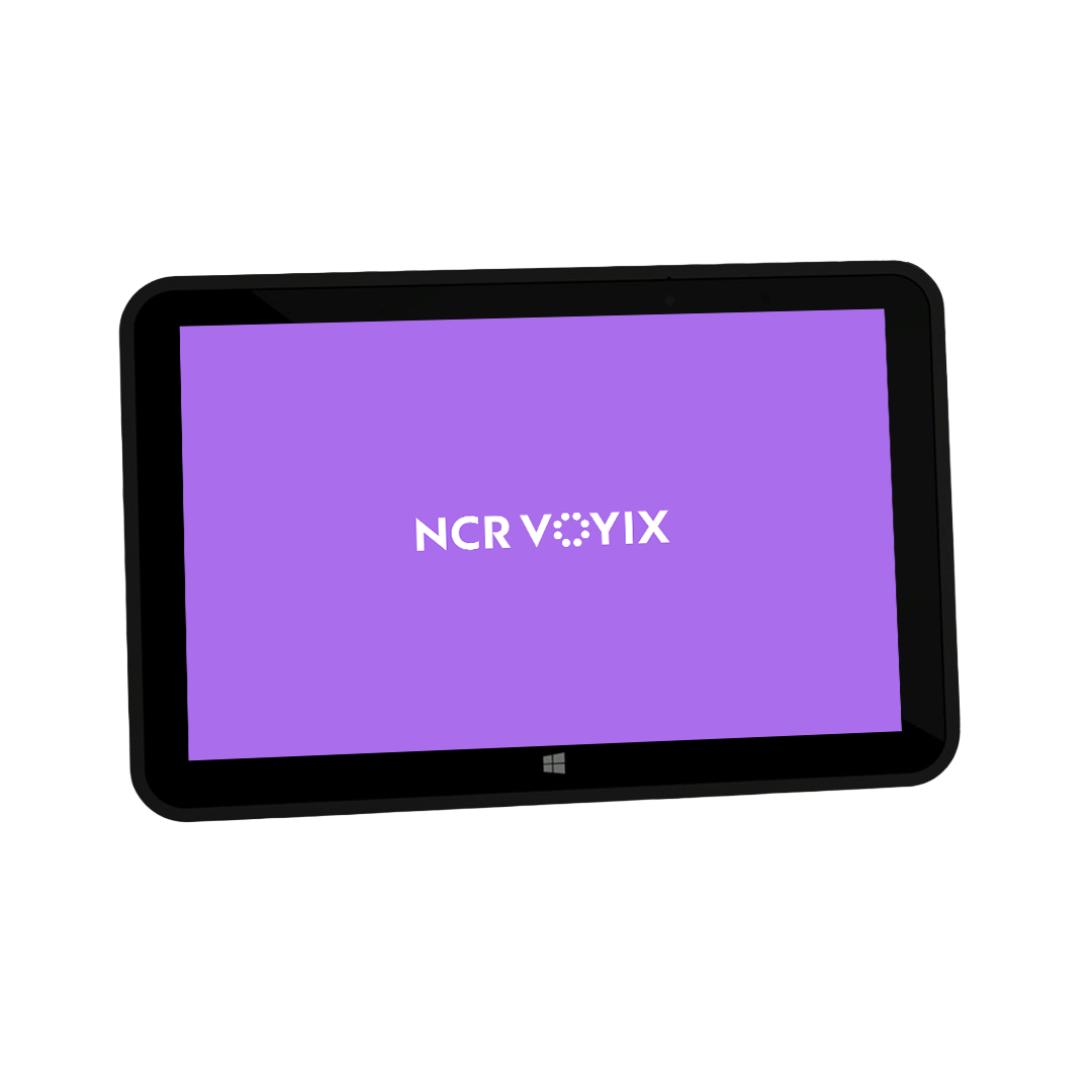 Tabletas Windows NCR Voyix - movilidad POS de 8 y 10 pulgadas en configuración de referencia
