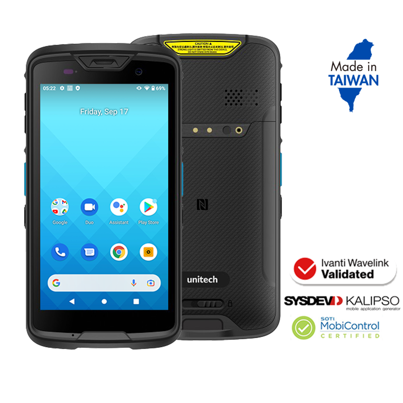 Unitech EA520 - computadora móvil robusta de propósito general en configuración de referencia