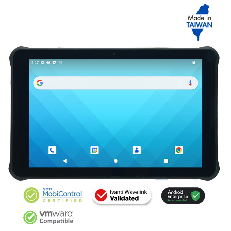 Unitech RT112 - tableta robusta Android o Windows en configuración de referencia
