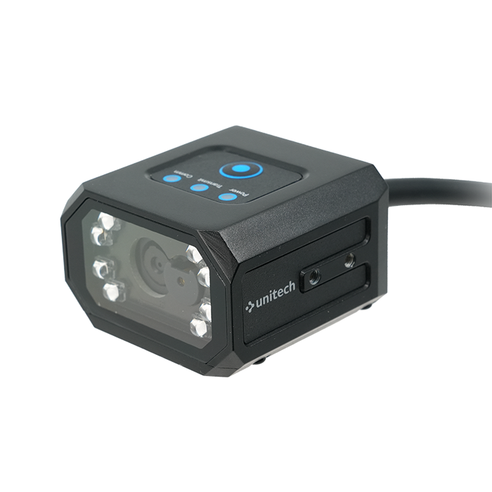 Unitech FC80 - escáner fijo industrial DPM en configuración de referencia