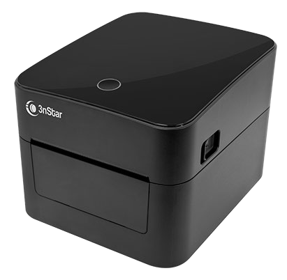 Impresora de etiquetas 3nStar LDT124 de 4 pulgadas, vista frontal